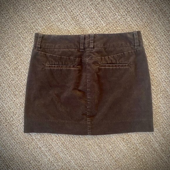 J. Crew Brown Corduroy Stretch Mini Skirt - Picture 6 of 9